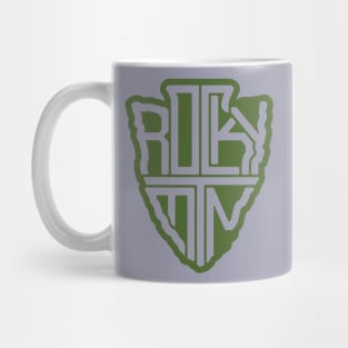 Rocky Mountain National Park name arrowhead Mug